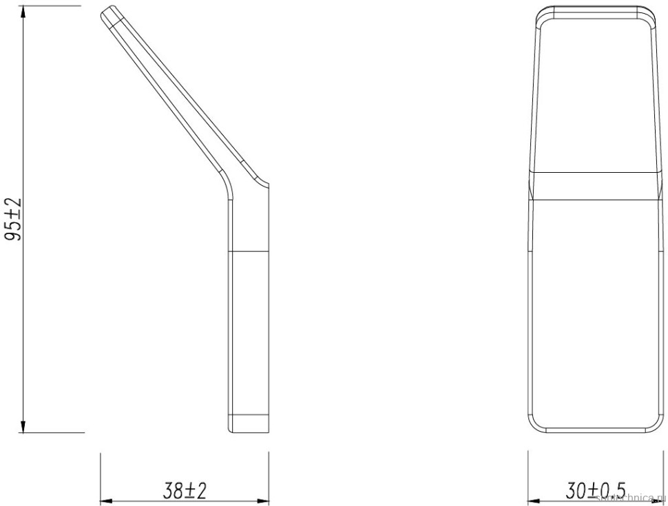 Крючок Lemark Smooth line 9716003 графит, 2 шт