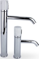 Смеситель для раковины Bronze de Luxe Focus 24615CM хром, мрамор