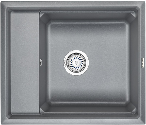 Мойка кухонная Granula Kitchen Space 6004, алюминиум