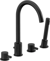 Смеситель на борт ванны Damixa Scandinavian Pure 360400300 черный Смеситель на борт ванны Damixa Scandinavian Pure 360400300 черный