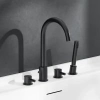 Смеситель на борт ванны Damixa Scandinavian Pure 360400300 черный Смеситель на борт ванны Damixa Scandinavian Pure 360400300 черный