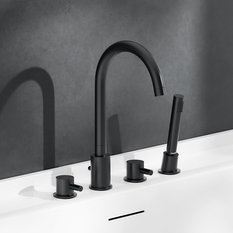 Смеситель на борт ванны Damixa Scandinavian Pure 360400300 черный