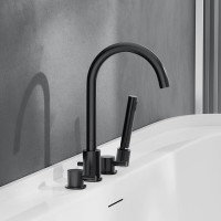 Смеситель на борт ванны Damixa Scandinavian Pure 360400300 черный