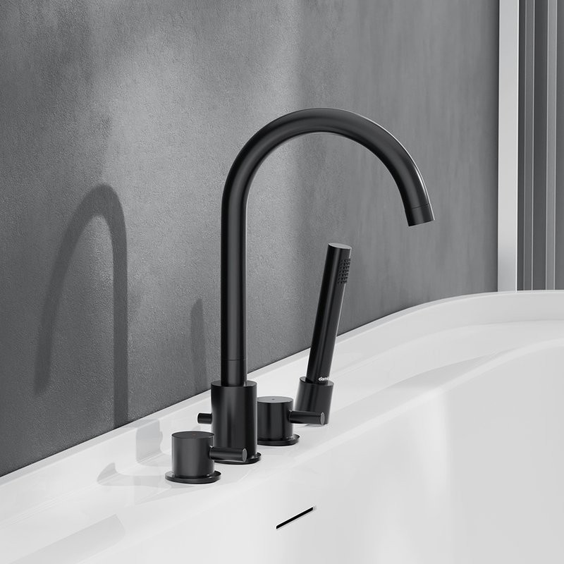 Смеситель на борт ванны Damixa Scandinavian Pure 360400300 черный