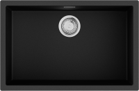 Комплект Мойка Omoikiri Yamakawa 75T-U/I-BL черная + Измельчитель Nagare slim 900