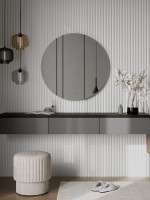 Зеркало круглое CONTINENT Ledh Ajour 100 см, сенсорное, с нейтральной подсветкой