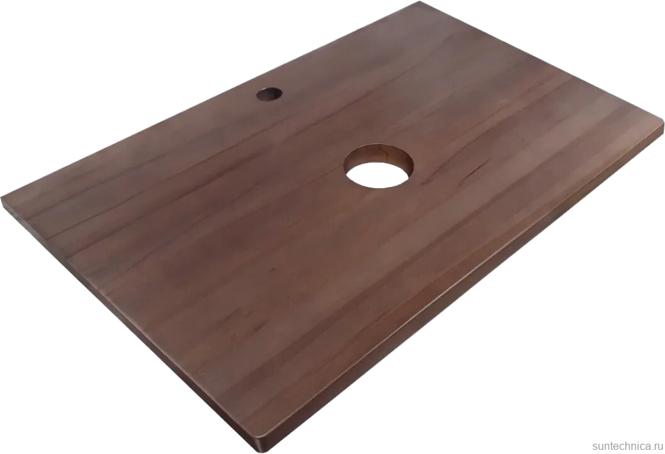 Мебель для ванной комнаты Jorno Wood 80, белая, темная столешница