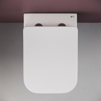 Комплект Унитаз подвесной Ceramicanova Metric Rimless CN3007 с микролифтом, безободковый + Инсталляция TECE Base 9400413 4 в 1 с кнопкой смыва
