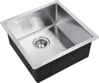 Комплект Мойка Zorg Inox R 4444 + Смеситель MEGA Life MG-TK09 хром