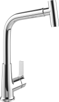 Комплект Мойка Zorg Inox R 4444 + Смеситель MEGA Life MG-TK09 хром