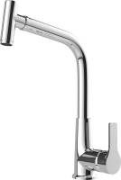 Комплект Мойка Zorg Inox R 4444 + Смеситель MEGA Life MG-TK09 хром