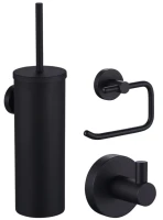Набор Wonzon & Woghand WW-8100-BL 3 предмета, черный матовый Набор Wonzon & Woghand WW-8100-BL 3 предмета, черный матовый