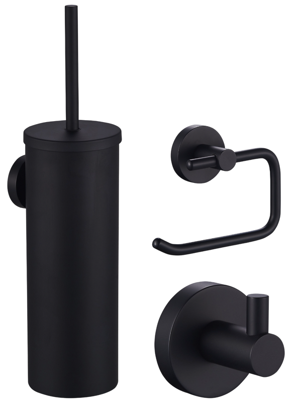 Набор Wonzon & Woghand WW-8100-BL 3 предмета, черный матовый