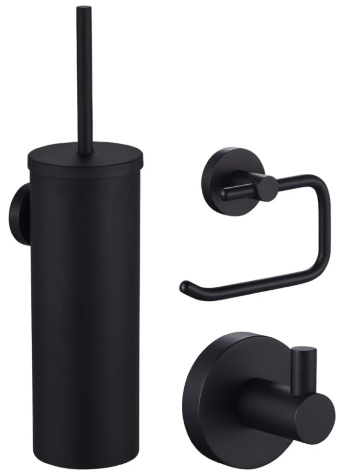 Набор Wonzon & Woghand WW-8100-BL 3 предмета, черный матовый
