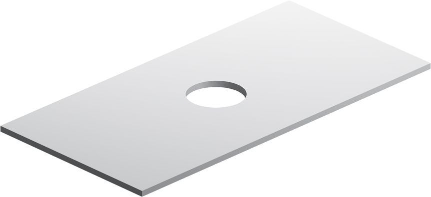 Тумба под раковину со столешницей AM.PM Func 100 белый глянец