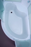 Душевая кабина Timo Eco TE-0720L с высоким поддоном, с сиденьем