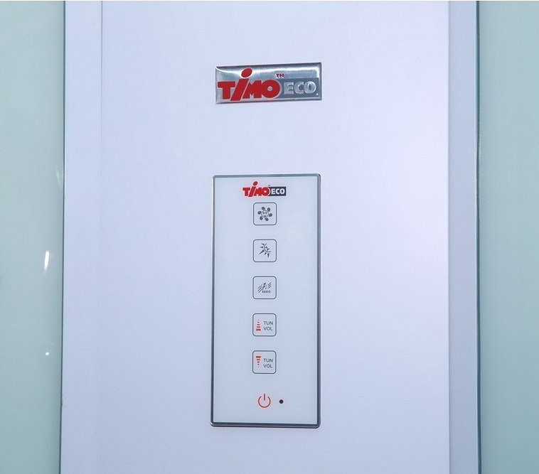 Душевая кабина Timo Eco TE-0720L с высоким поддоном, с сиденьем