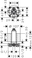Душевой комплект Hansgrohe Rainmaker Select 460 (2 jet) 24004400 + 27648400 + 26455000 + 15760000 + 15764000