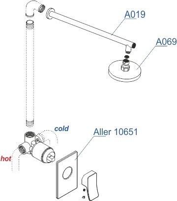 Душевой комплект Wasserkraft A12669