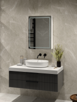 Зеркало-шкаф CONTINENT Led Race 50х70 см, с подсветкой