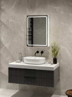 Зеркало-шкаф CONTINENT Led Race 50х70 см, с подсветкой