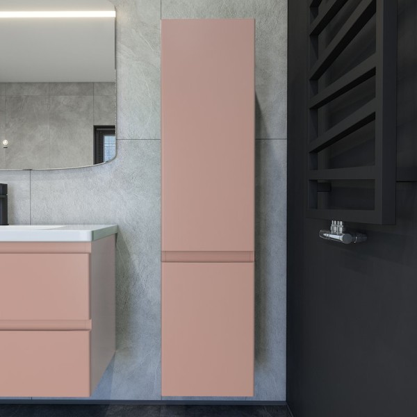 Шкаф-пенал для ванной Caprigo Forte 35 R пудра