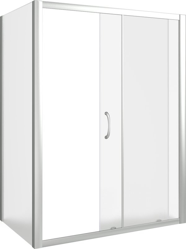 Душевой уголок Good Door Latte WTW+SP-G-WE 130x80 + очиститель для стекол