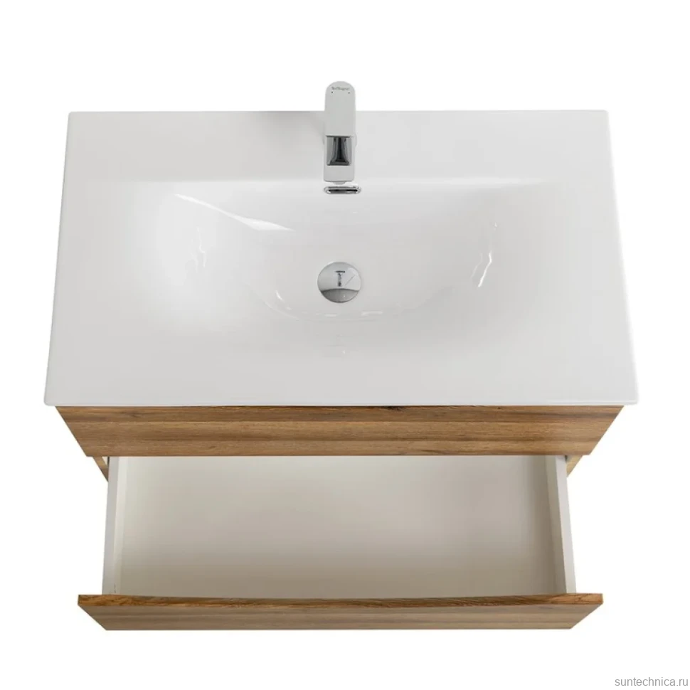 Мебель для ванной комнаты BelBagno Marino-cer-n 80 подвесная, rovere rustico