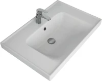 Тумба с раковиной Art&Max Techno подвесная, 70, бетон лофт натуральный