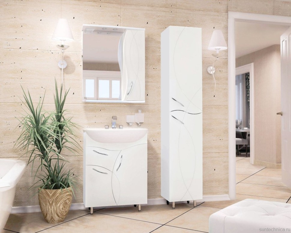 Зеркало Style Line Амелия С 65 белый