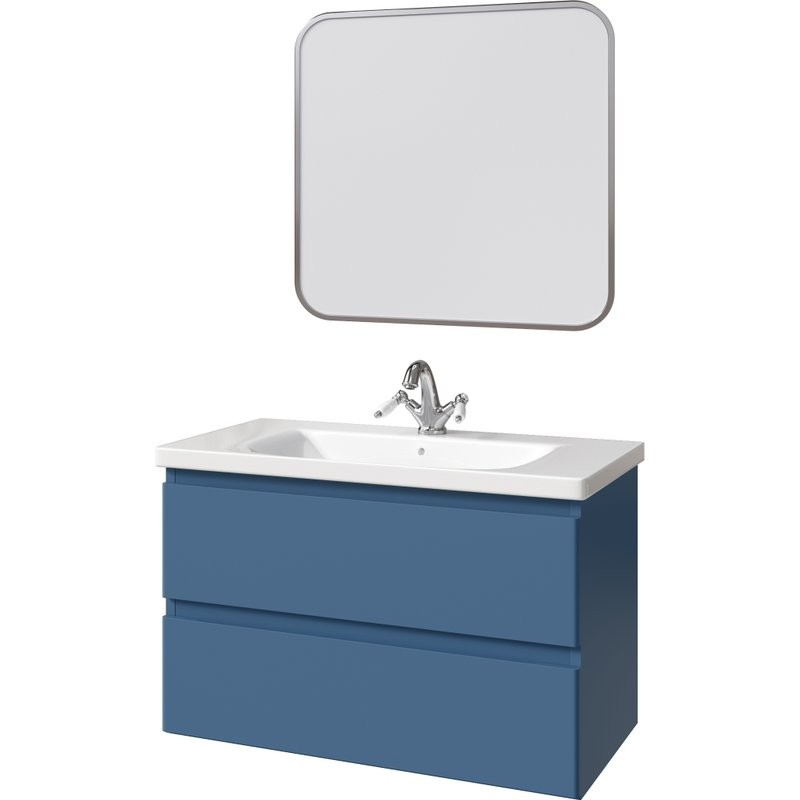 Мебель для ванной комнаты Caprigo Forte 90 подвесная, бриллиантово-синий