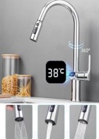 Смеситель для кухни ESKO K15 LED хром