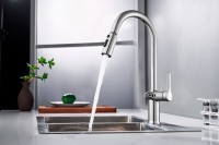 Смеситель для кухни ESKO K15 LED хром