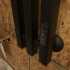 Полотенцесушитель электрический Маргроид Inaro профильный, 120х12 R, с крючками, черный матовый