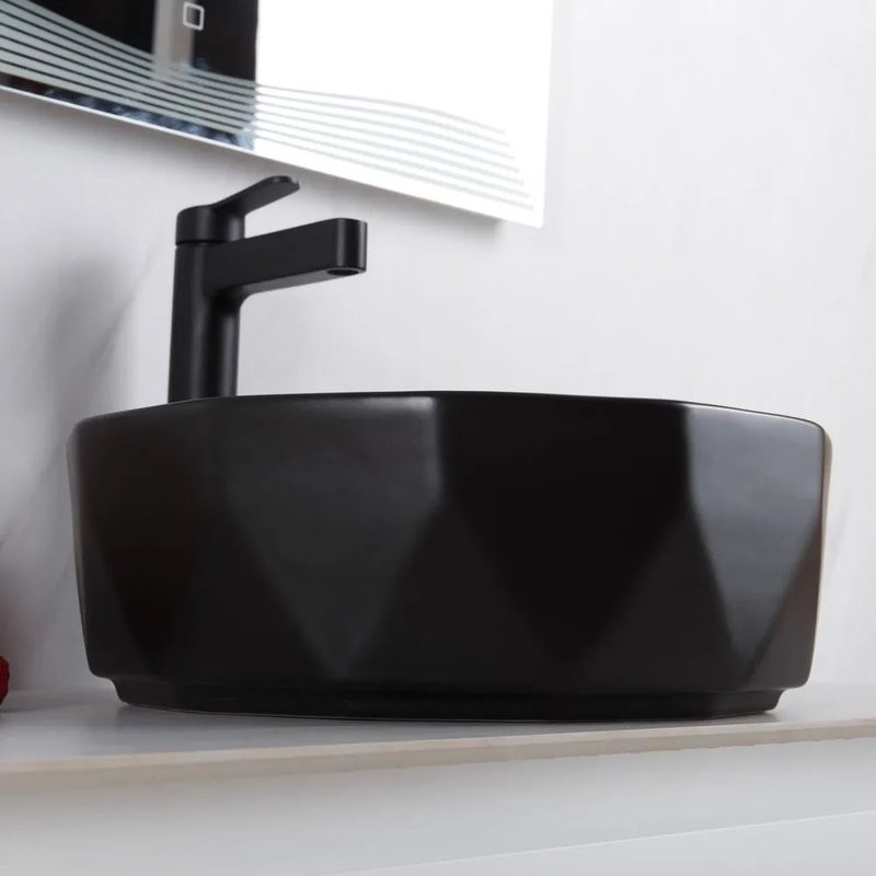 Накладная раковина BelBagno BB1409H301 41 черная