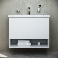 Мебель для ванной комнаты AM.PM Gem 75 белый глянец, с 1 ящиком