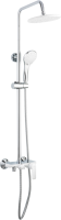 Душевая стойка Frap H31 F2431 хром, белая