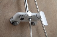 Душевая стойка Frap H31 F2431 хром, белая
