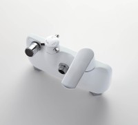 Душевая стойка Frap H31 F2431 хром, белая
