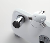 Душевая стойка Frap H31 F2431 хром, белая