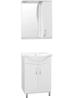 Тумба с раковиной Style Line Эко Волна №9 60 белая Тумба с раковиной Style Line Эко Волна №9 60 белая