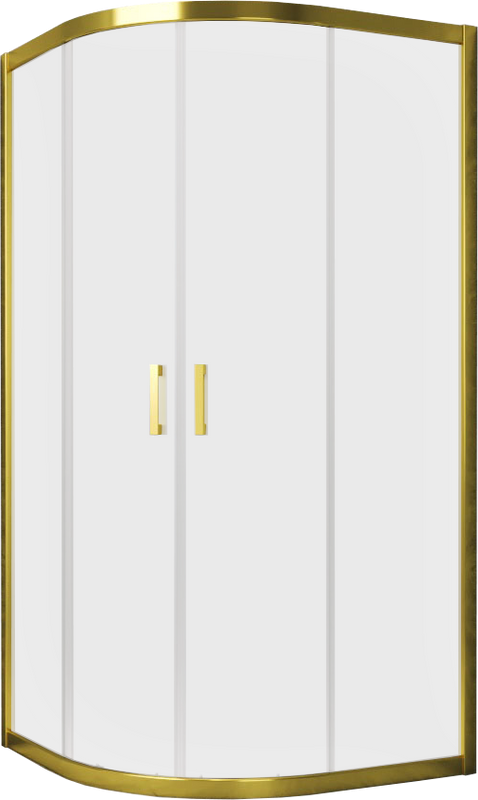 Душевой уголок Vegas Glass ZS Tur Novo h1900 90 09 10 профиль золото, стекло сатин
