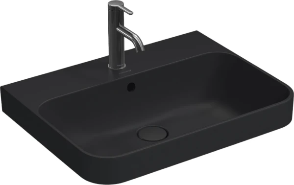 Раковина Duravit Happy D.2 Plus 2360601300 60 см, черная