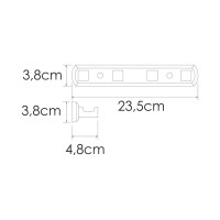 Крючок Wasserkraft Rhin 8774 никель, на шурупах Крючок Wasserkraft Rhin 8774 никель, на шурупах