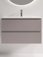 Тумба с раковиной Sancos Snob R 80 Doha Soft, раковина CN7026