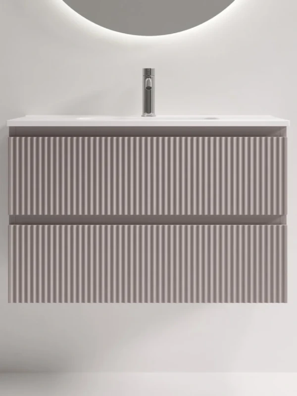 Тумба с раковиной Sancos Snob R 80 Doha Soft, раковина CN7026