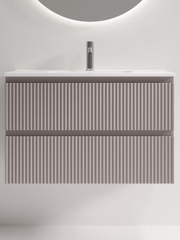 Тумба с раковиной Sancos Snob R 80 Doha Soft, раковина CN7026