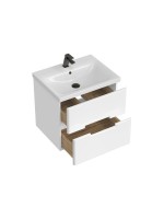 Тумба с раковиной SanStar Ориана 60 подвесная, раковина Cersanit Moduo 60