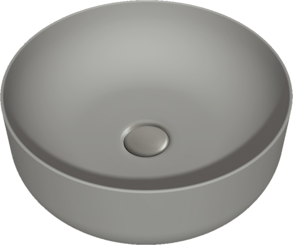 Накладная раковина Kerasan Nolita 534489*0 40 см, ferro matt