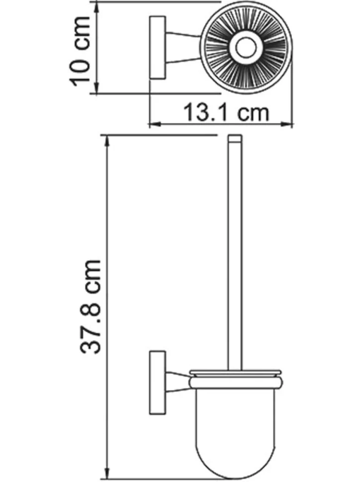 Набор Держатель Wasserkraft Lippe K-6596D + Ершик K-6527